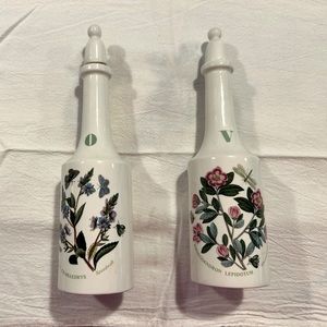 Portmeirion oil and vinegar bottle set